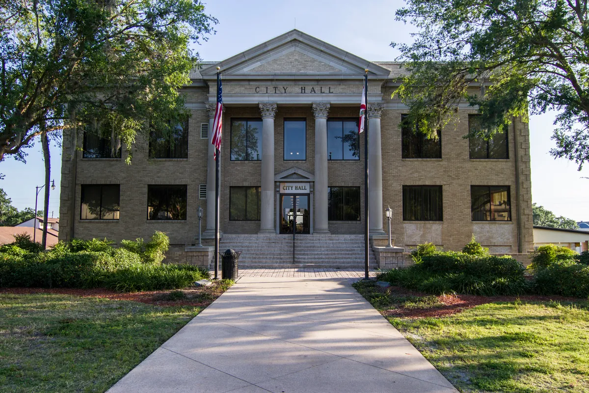 Licensing staff at a city hall